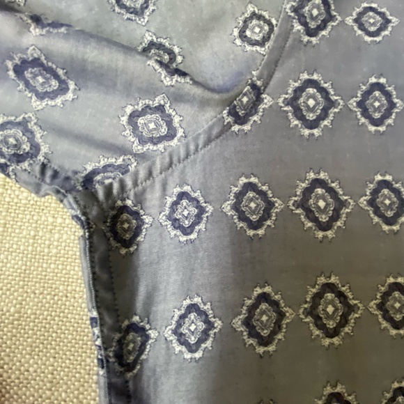 Robert Graham Mens Purple Embroidery Cuff Long Sleeve Cotton Dress Shirt- Sz-XL - Picture 7 of 16